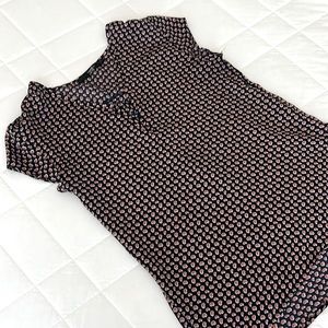 Silky Short Sleeve Blouse